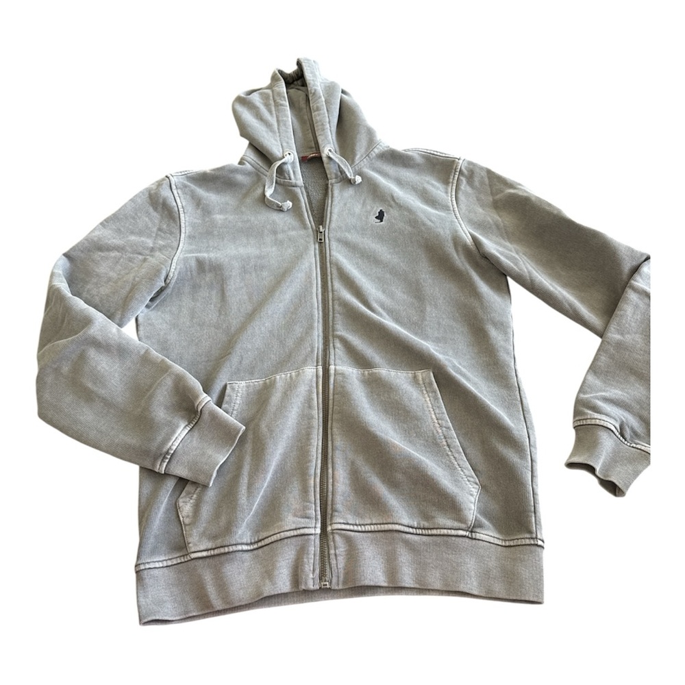 MCS authentic Men's Classic Gray Zip-Up Hoodie | size USA M | paid 680 euro